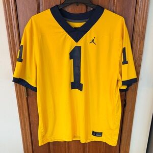Jordan Men's Bold Yellow and Black Jersey